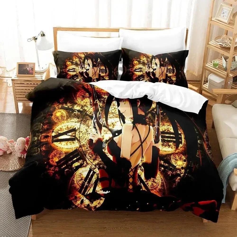 New Date A Live Tokisaki Kumi Bedding Set Single Twin Full Queen King Size Bed Set Aldult Kid Bedroom Duvet cover Sets Anime