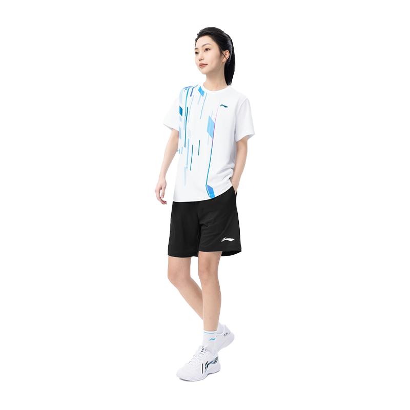 Li Ning Badminton Jerseys Unisex Crew Neck Thin AATV061-1