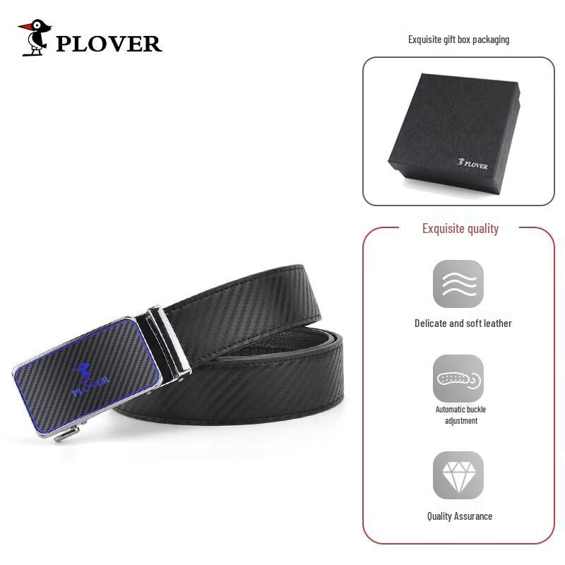 

PLOVER Men s Automatic Buckle Leather Belt 115