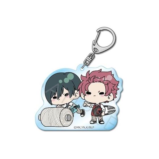 TV Anime Blue Lock Rin Itoshi & Sae Itoshi 6th Acrylic Keychain M CL (Within approx. 7cm square, transparent acrylic)