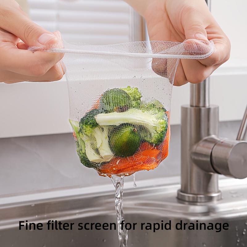 1 piece kitchen sink filter and drain rack durable plastic open storage design for easy cleaning