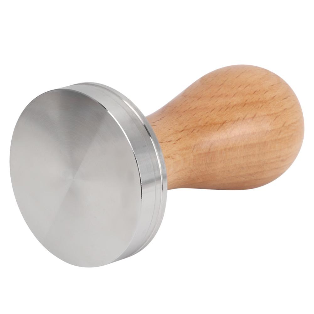 Wooden Handle Coffee Tamper Stainless Steel Stainless Steel Tamper  Coffee Making