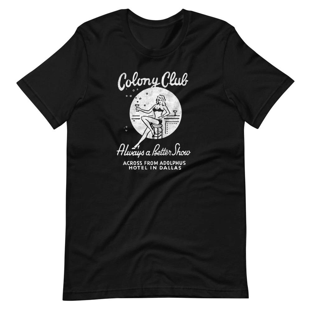 COLONY CLUB Dallas Texas Retro Vintage Style Tee Shirt Unisex T-Shirt 2XL