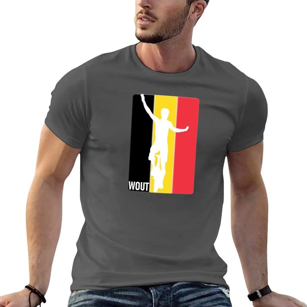 New wout van aert TShirt boys whites sweat plus size clothes Unisex clothings