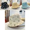 Stylish Korean Durian Embroidered Double-sided Fisherman Hat For Women Spring/summer Sun Protection Bucket Hat