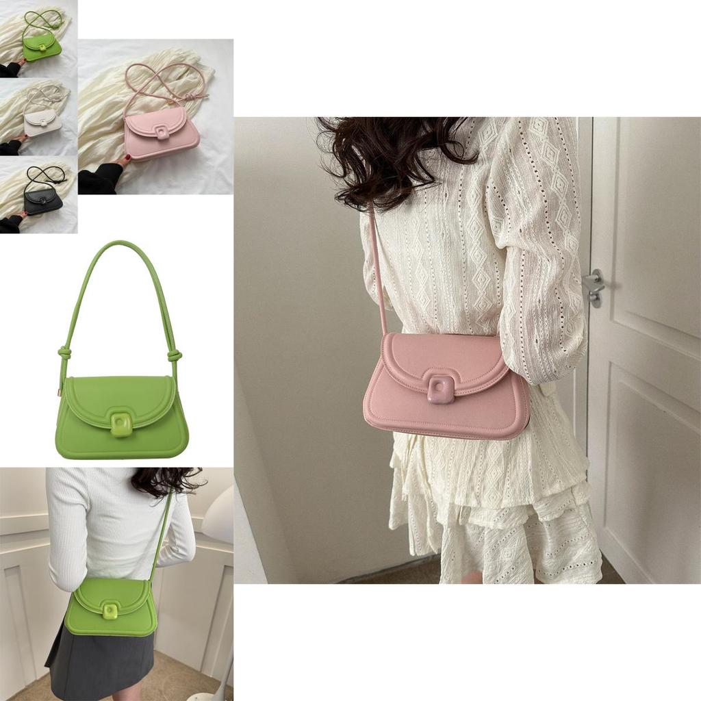 Sleek And Fashion-forward Mini Shoulder Bag For Women Featuring A Unique Square Shape And Soft Material