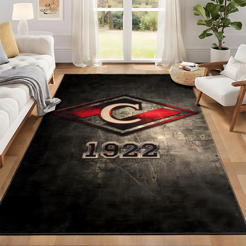 FC Spartak Moscow Carpet Door Mat for Living Room or Bedroom Protective Mat Under Chair Office Decoration Christmas Gift Birthday Present