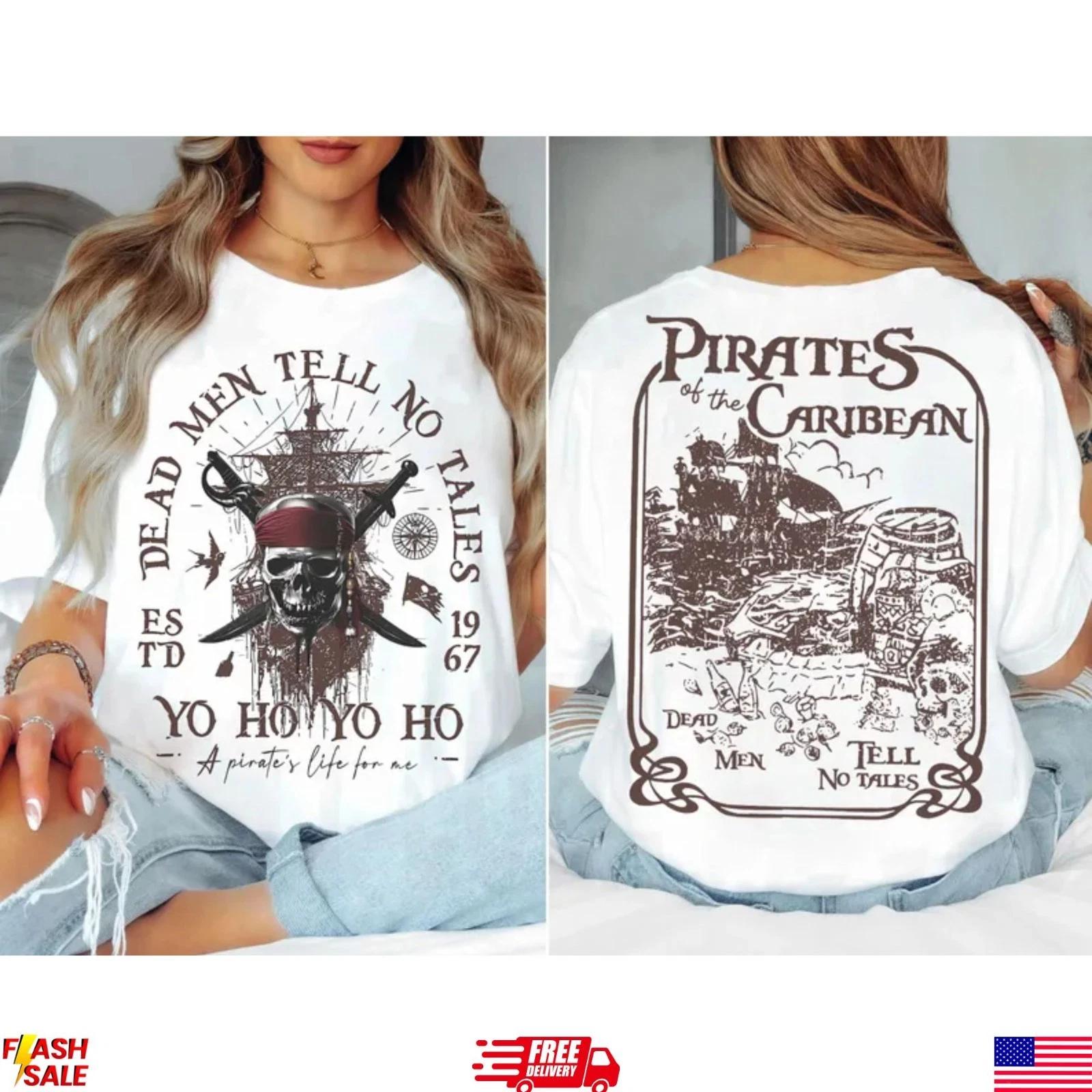 Tell No Tales 1967 Shirt Pirates T-shirt Pirates Of The Caribbean Tee 4XL