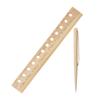 Seeding Garden Template Spacer Tool With Plant Dibber Wooden Plant Spacing Ruler Spacing Template Garden Seedling Spacer Planter