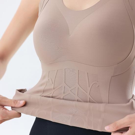 Women Sleeveless Thermal Tank Top Fleece Lined Warm Undershirts Padded Camisole Base Layer for Cold
