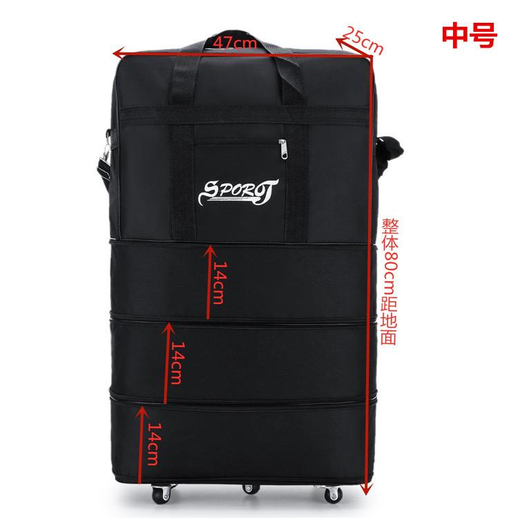 TS JYL laptop bag,Airline Travel Bag Large Capacity Luggage Suitcase Universal Wheel Bag