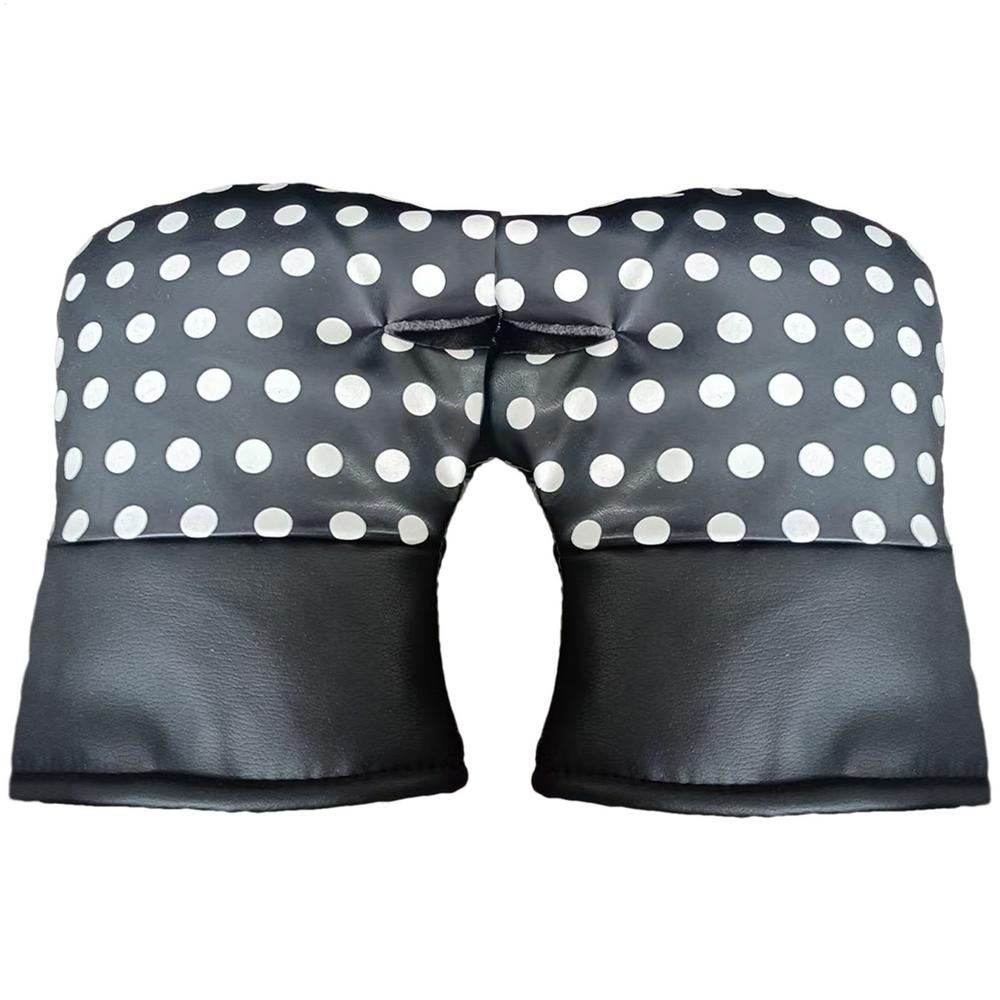 

2 шт. мотоциклетные защитные перчатки для руля, зимние ветрозащитные водонепроницаемые утолщенные теплые термозащитные перчатки для мобильного телефона