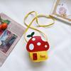 Korean-Style Cartoon Mushroom Coin Purse: Cute Children's Crossbody Bag 2022
