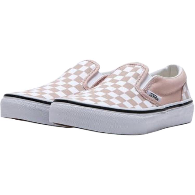 Vans Classic Slip-On Comfortable Convenient Casual Low-Top Kids Skate Shoes Kids sneaker Pink VN0005WWBQL