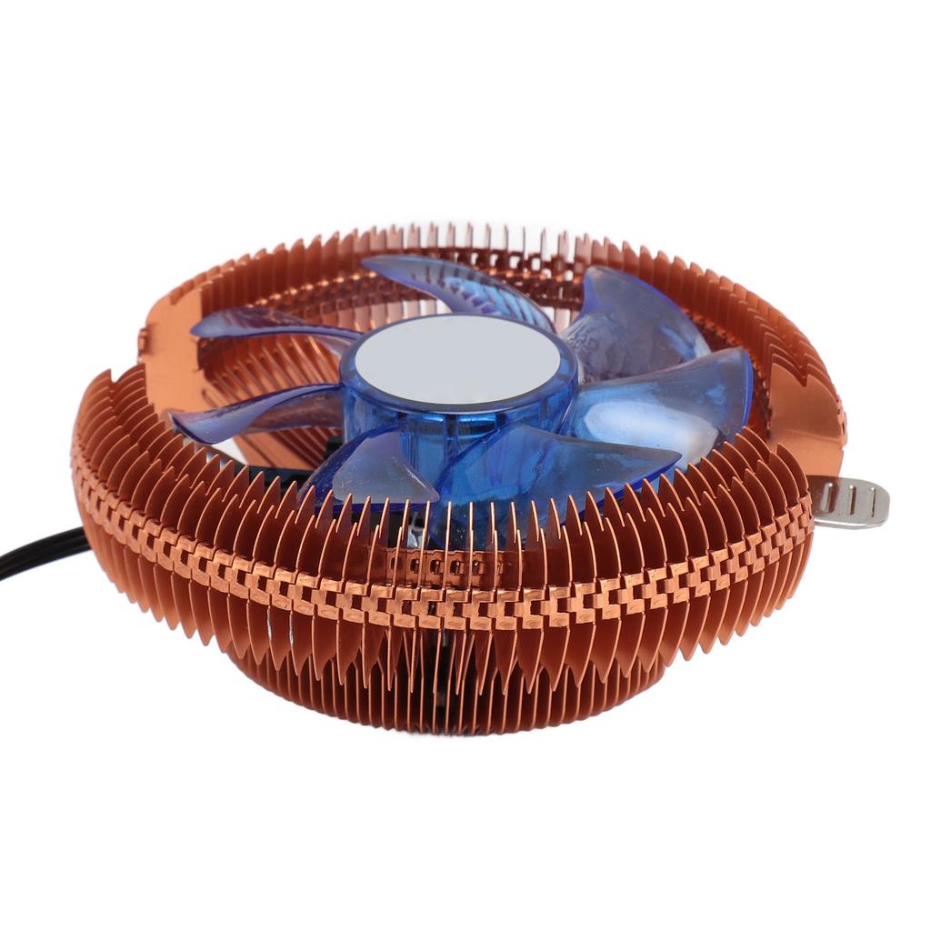 CPU Radiator Fan Aluminum CPU Cooler with Dynamic Lighting for Intel LGA 775 1155 1156 1200 DC12V