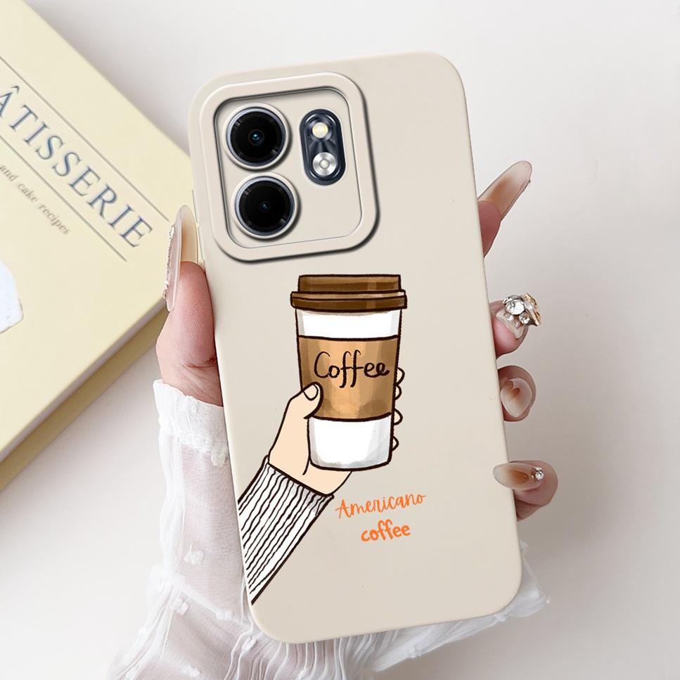 2024 For Infinix Hot 50i Case HoT50i Shock Proof Black Silicone Soft Phone Case For Infinix Hot 50i 50 i X6531 Back Cover Fundas