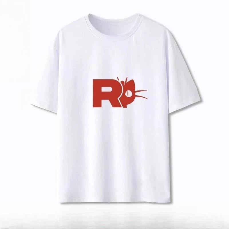 2026 Pok É Mon Anime Team Male and Female Creative 3D Printed Tshirt New Harajuku Loose Casual Fashionable Short Sleeved Shirt