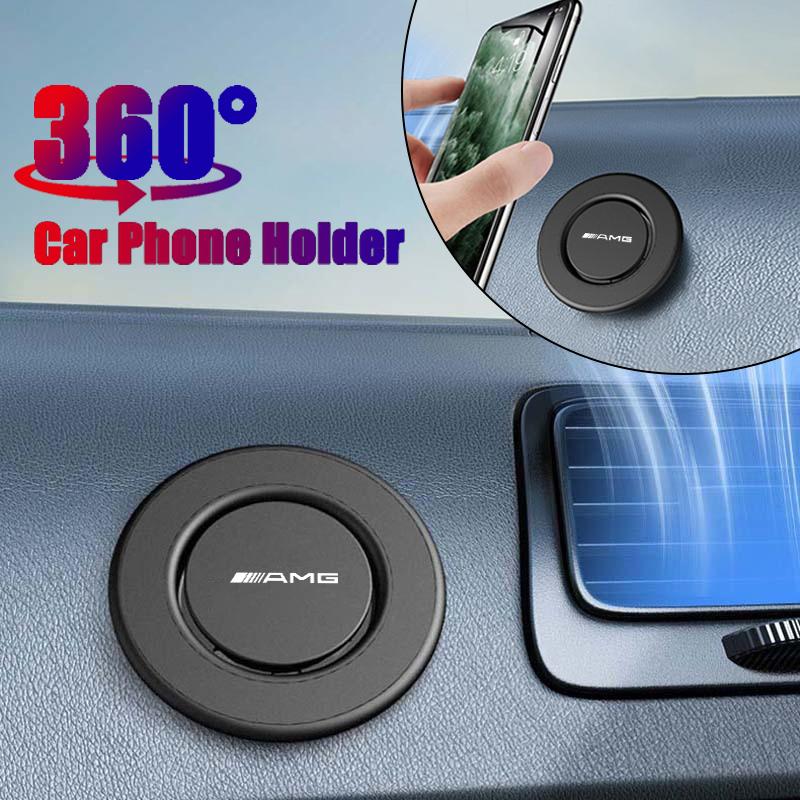 360 Degree Metal Magnetic Car Phone Holder Stand for Mercedes Benz AMG W211 W203 W204 W210 W124 W202 CLA W212 W220 W205 W201 BV4