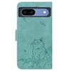 For Google Pixel 8a Case Wallet Cat Pattern Imprinted Leather Phone Cover