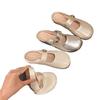 Beautiful French flat-bottomed bag head and half slippers, new spring evening breeze Mary Jane Birkencool slippers