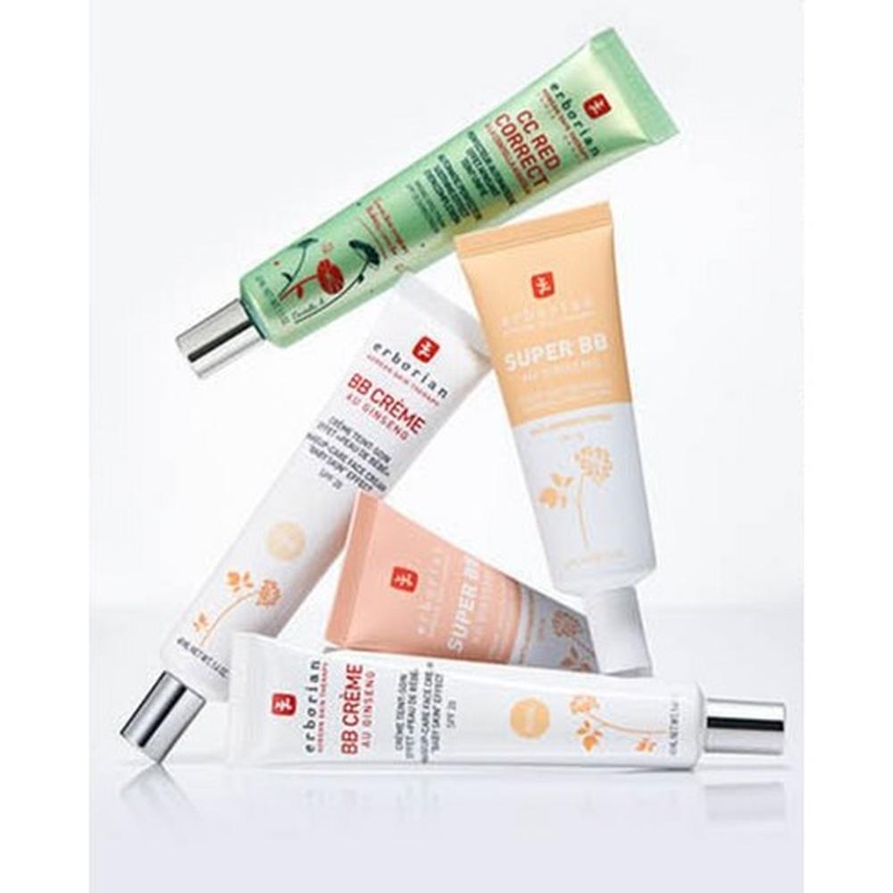 Erborian Red Correct CC Cream SPF25 45ml – Tone Adjusting CC Cream, Redness Care, Skin Soothing Formula, Korean