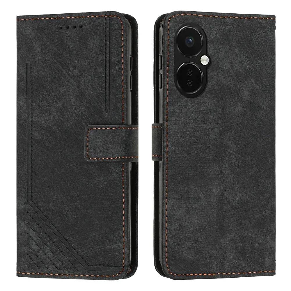 Portefeuille Rabat Cuir Coque de Téléphone Pour OnePlus Nord CE 3 2 Lite N30 N20 2T One Plus 11 10 Pro 10T 10R Housse Support Avec Porte-Cartes