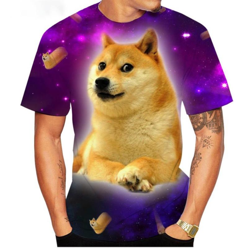 New Fashion Summer Hot Sale 3D Shiba Inu Men's/women's T Shirt 3D Print Unisex Kids Tops Clothing Plus Size Oversize