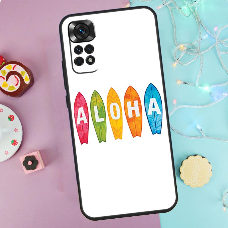 

Hawaii Aloha Case For Xiaomi Redmi Note 14 Pro 9 10 11 12 13 9S 10S 11S 12S Redmi 14C 10C 12C 13C Cover Redmi Note 13ProPlus