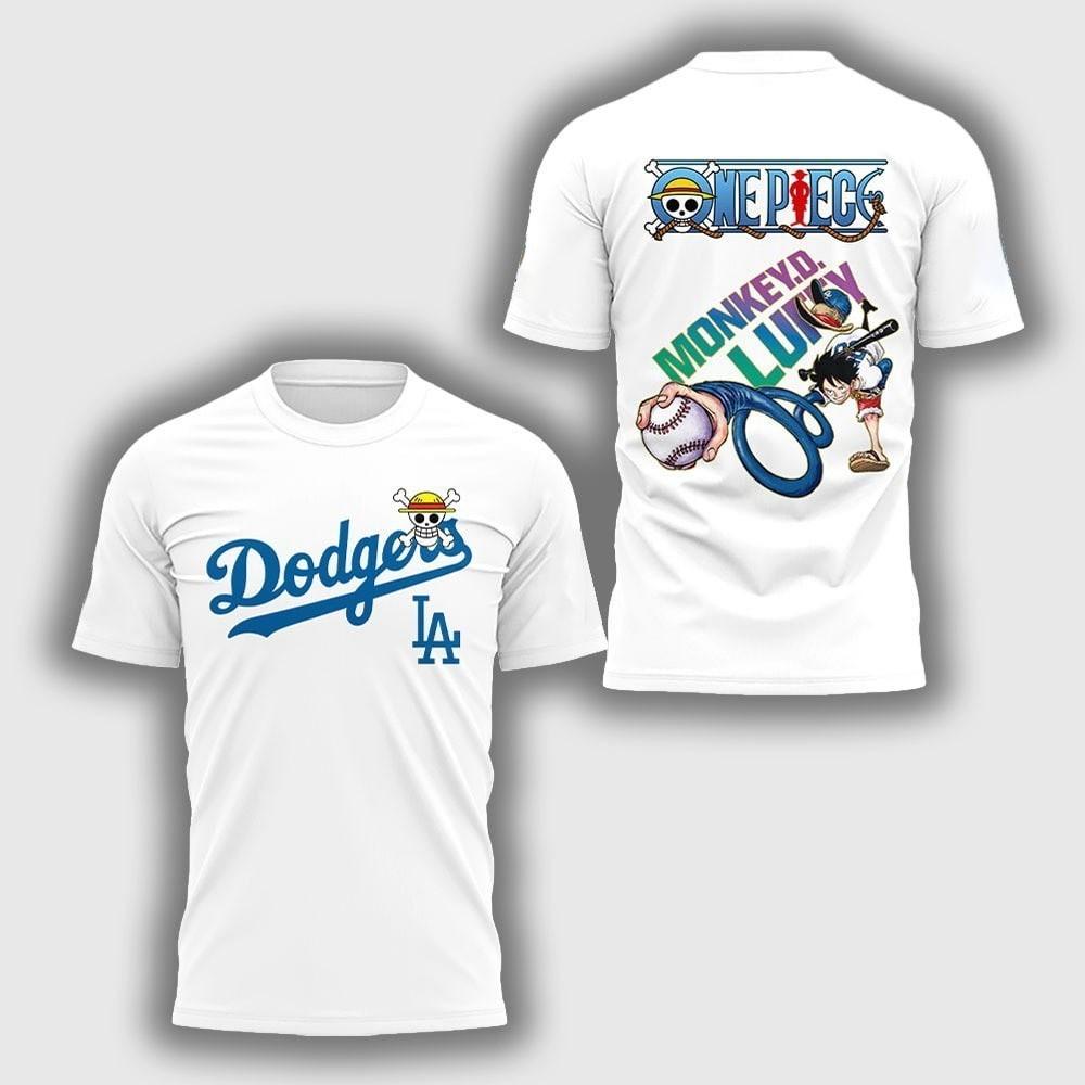 2025 One Piece Night x Los Angeles Dodger Футболка Размеры S-5XL 3XL