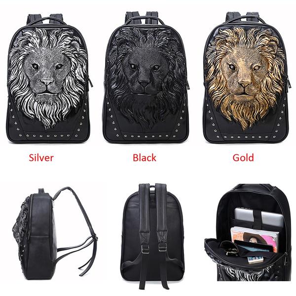 3d lion backpack