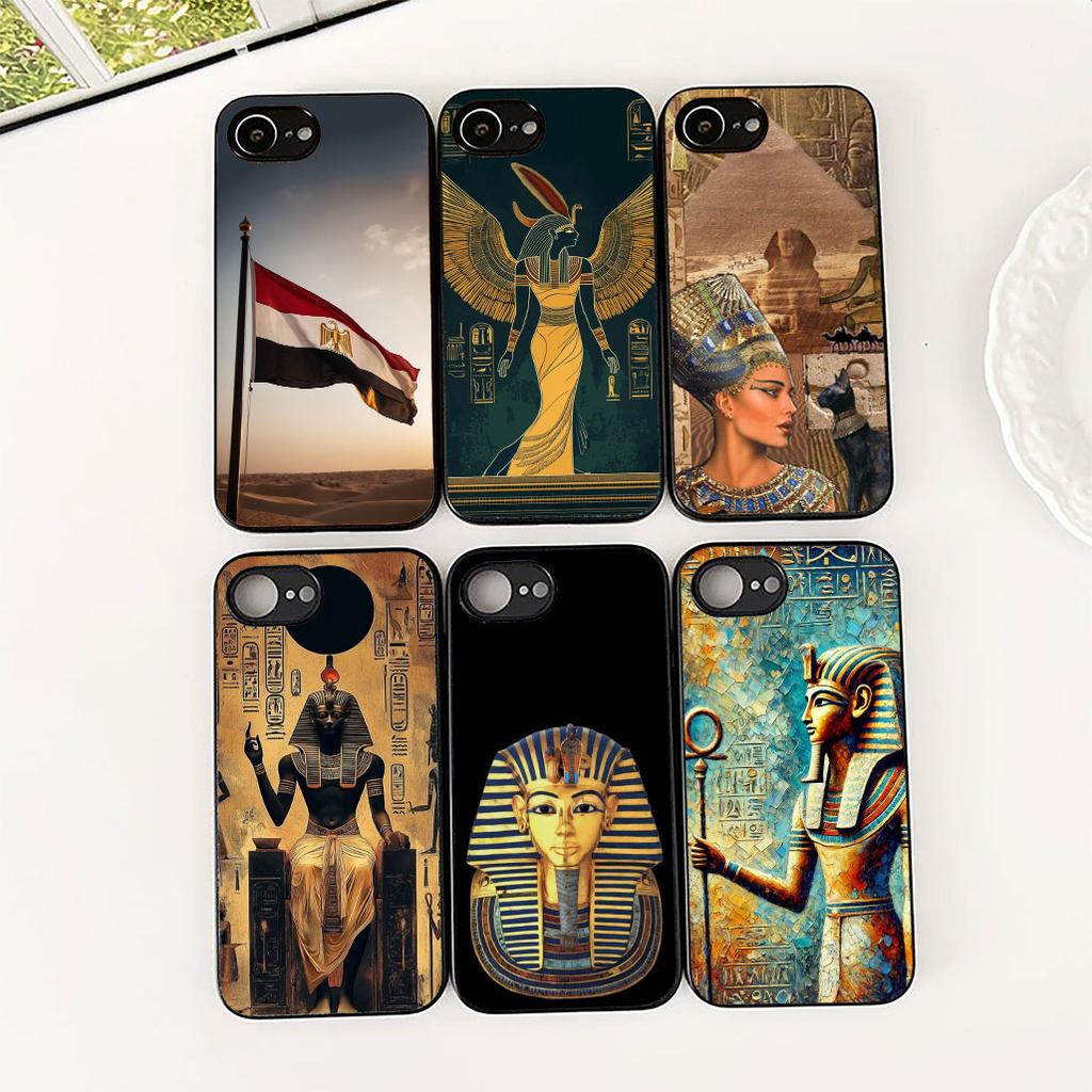 Egypt Nefertiti Anubis Ankh Kemet Pharaoh Flag Cover for Xiaomi Redmi Note 12 11 10 Pro 10A 10C 12C 13C Note12 12Pro Phone Case