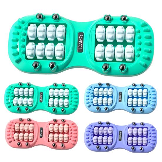 Rolo Massageador de Pés Acupressão Reflexologia Ferramenta para Alívio da Fascite Plantar Circulação Melhorada Ferramenta Portátil de Recuperação Muscular para Casa Escritório