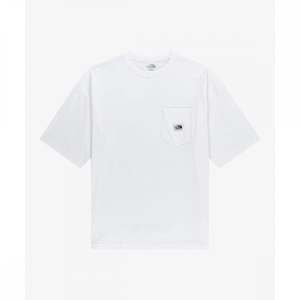 

The North Face Pocket Short Sleeve Round Tee Nt7us01k WHITE/110