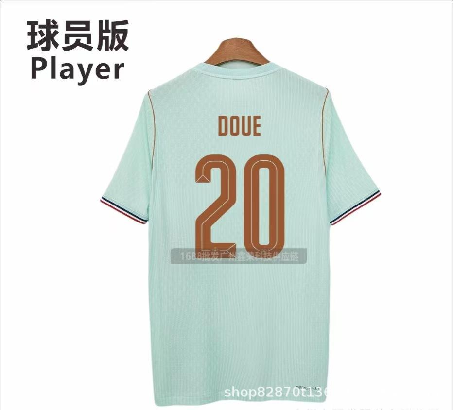 26 World Cup Player Version Football Jersey France Away Football Jersey Sports Mesh T-shirt
