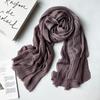 Retro Style Korean Modal Scarf Shawl Wrap Unisex Decorative Strip Scarves for Men and Women