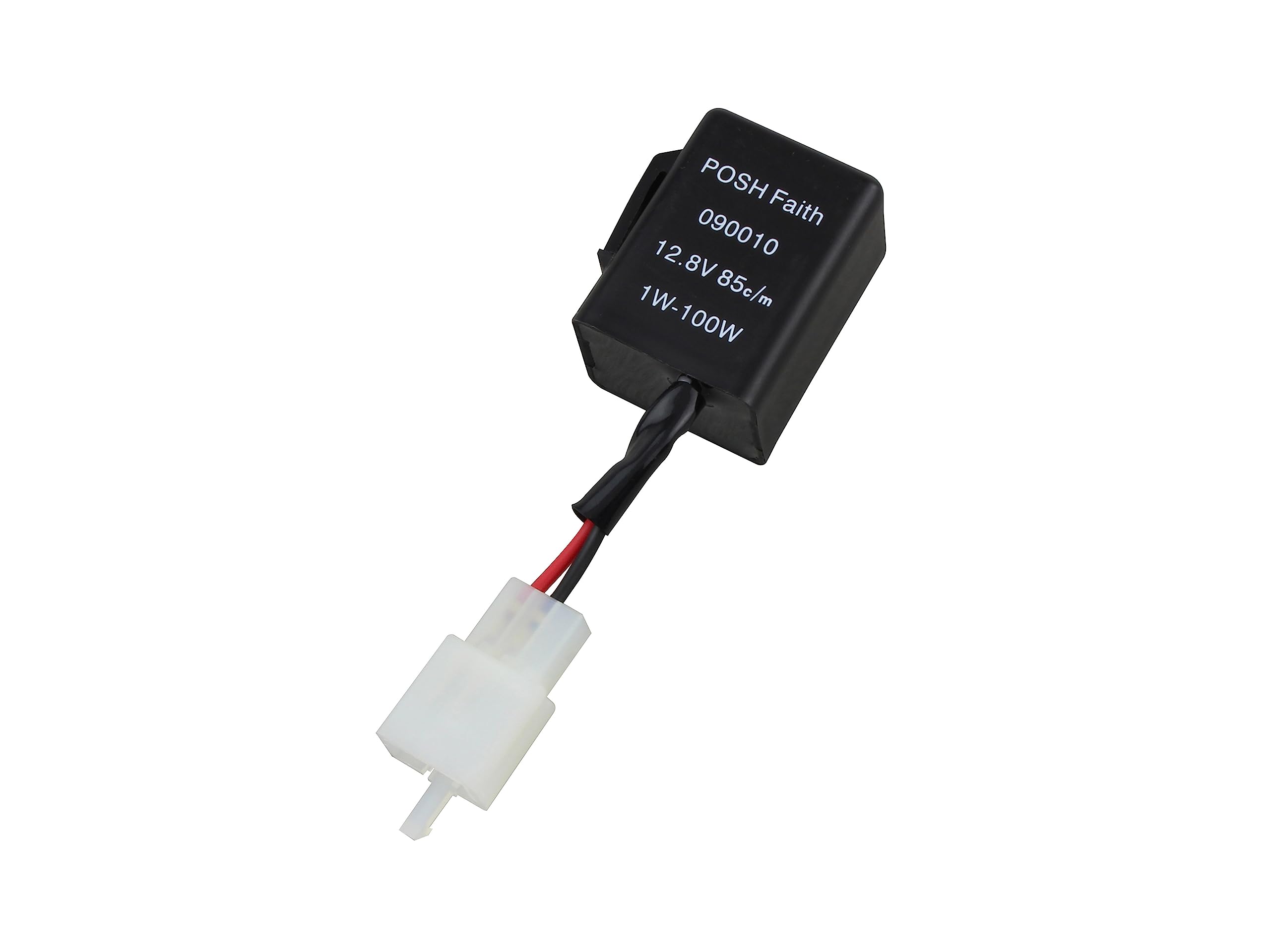 

POSH FAITH 090010-WR Мотоциклетные принадлежности, Широковаттное реле указателей поворота (Светодиодная совместимость), 2 провода