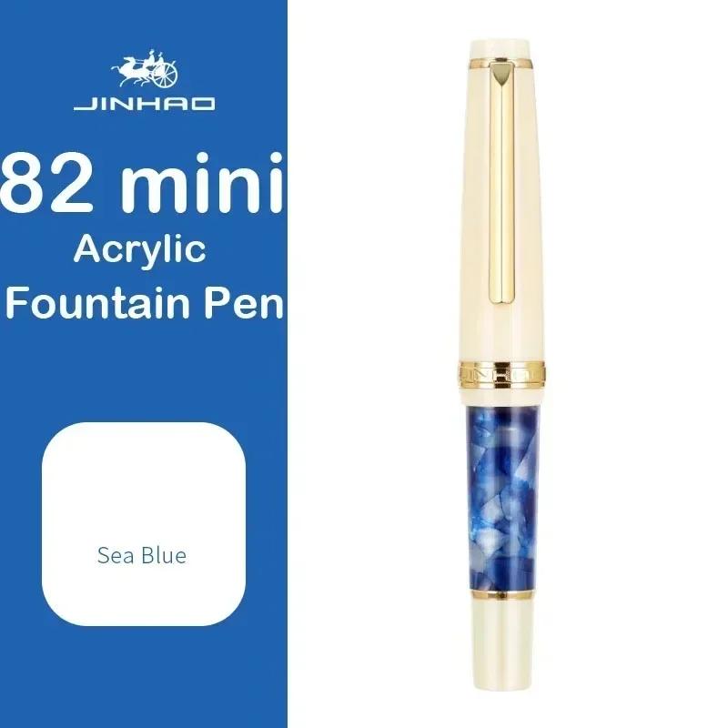JINHAO 82 Mini Cute Short Portable Fountain Pen Calligraphy Practice Writing Business Pen Office School Supplies Stationery