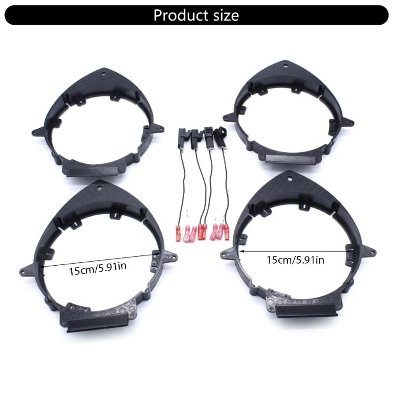 Car Front Rear Door Speaker Mounting Adapter Plate Bracket Spacer Rings for Car Loudspeaker Accessory