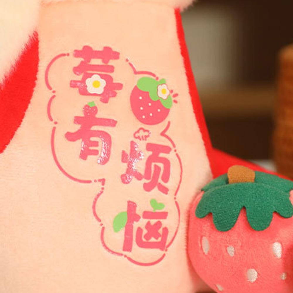 New Year Snake Plush Doll Strawberry Cartoon Plush Animal Doll  Children Gift