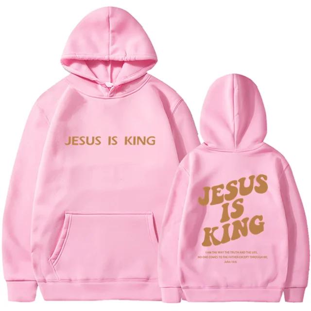 Jesus IS King Hoodie Sweatshirt Men's And Women's Harajuku Pullover Street Clothing High Quality Hot Selling Top 2024
