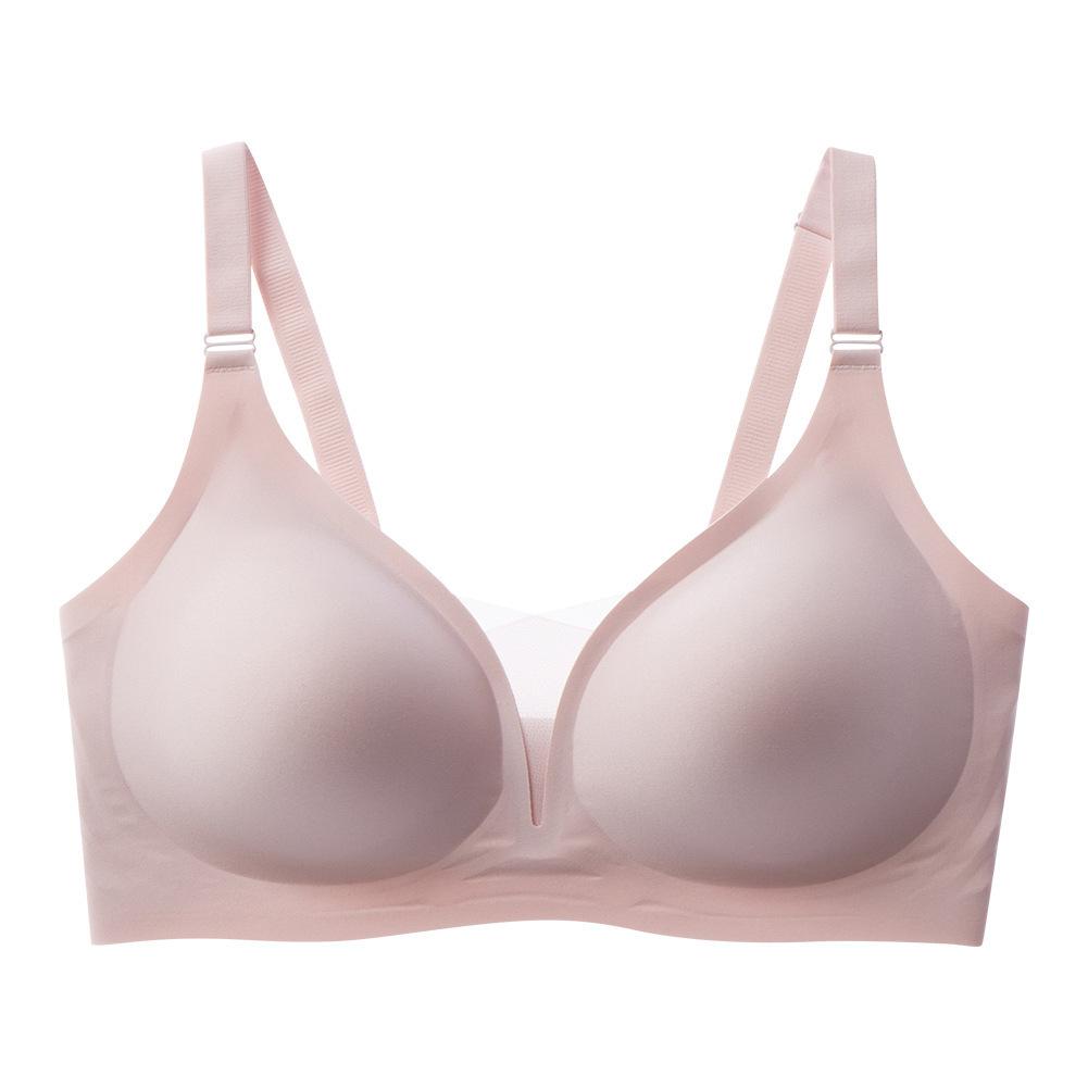Plus Size Seamless Wireless Shaping Comfortable Anti Sagging Bra For Women