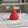 Handmade Cute Strawberry Scented Soy Wax Candle – Creative Birthday Party Favor Gift