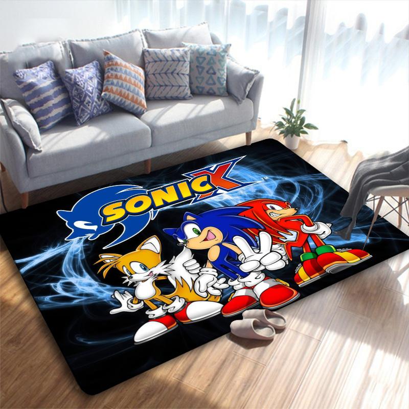 Hedgehog Cartoon Carpet Rug for Living Room Bedroom Home Sofa Decoration,Kids play Non-slip Floor Mat