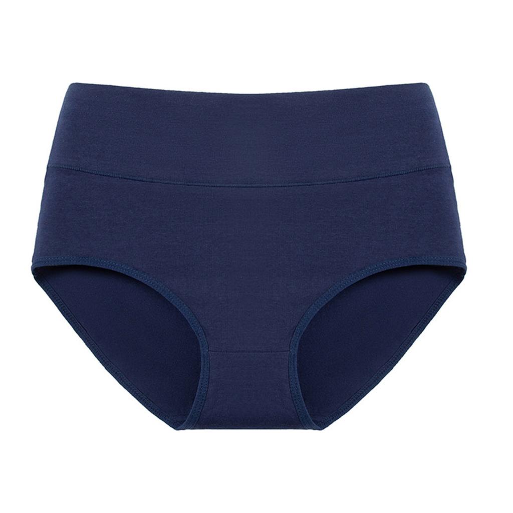 Hohe Taille Baumwollunterwäsche für Damen Nahtlose Bauchformende Slips Atmungsaktives Weiches Gewebe Bequeme Passform Vollständige Abdeckung