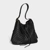 High-end Vintage Woven Bucket Bag for Women 2025 Autumn Winter New Fashion Large Capacity Casual Shoulder Bag for Women