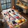 Cute Mickey Mouse Smiling Face Rug Carpet Large Area Rug Non Slip Washable Floor Mat Gamer Room Bedroom Home Decor