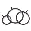 High Quality Black Metal Curtain Rings Hanging For Curtains And Rods 4 Sizes New 10pcs