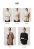 Lekasha Cashmere 12-Gauge Batwing Sleeve Loose Knit Sweater Pullover