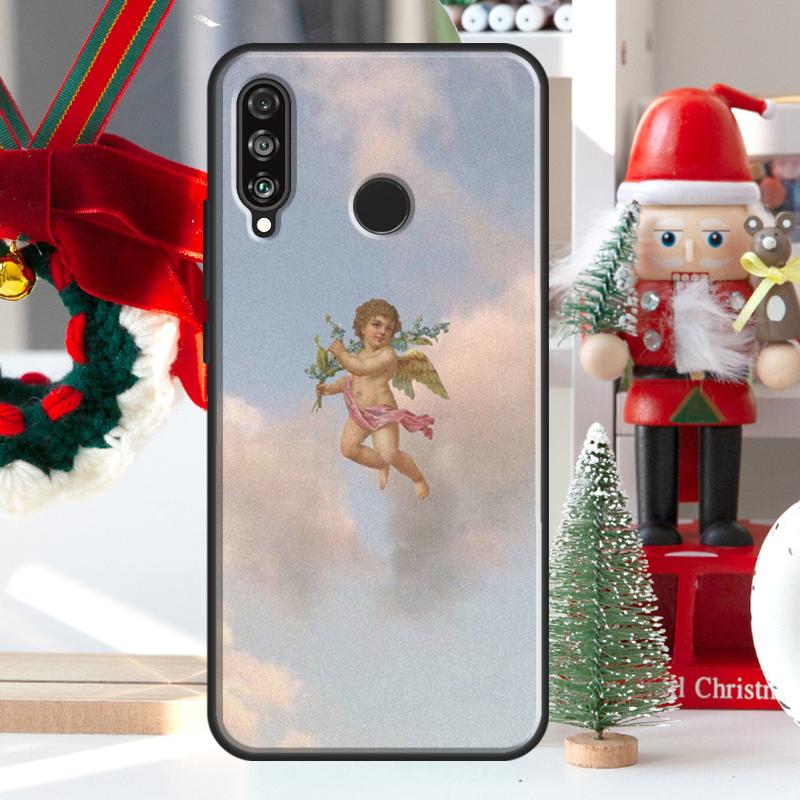 Cute Angels Aesthetic Aesthetics For Huawei Nova Y73 Y60 Y70 Y90 Y72 Y61 Y91 7i 8i 11i 12i 12s 9 10 SE P20 P30 P40 Lite Case