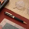 Customizable Logo Rotating Oil-Based Business Advertising Gift 1.0mm Metal Ballpoint Pen with Black Ink HX Brand